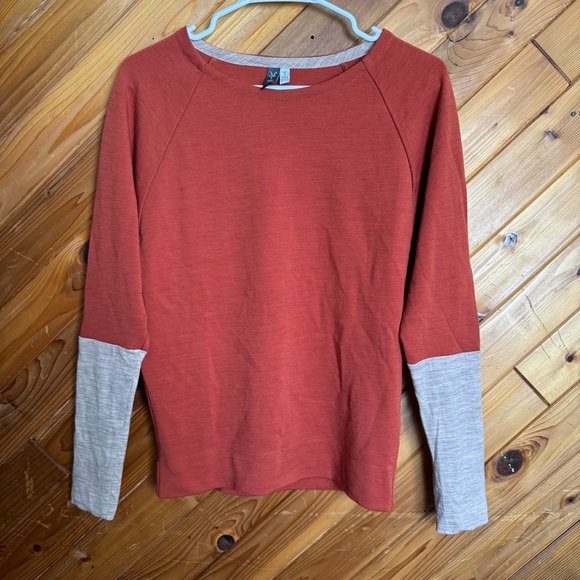 Ibex Terracotta and Cream Top - Picture 1 of 5